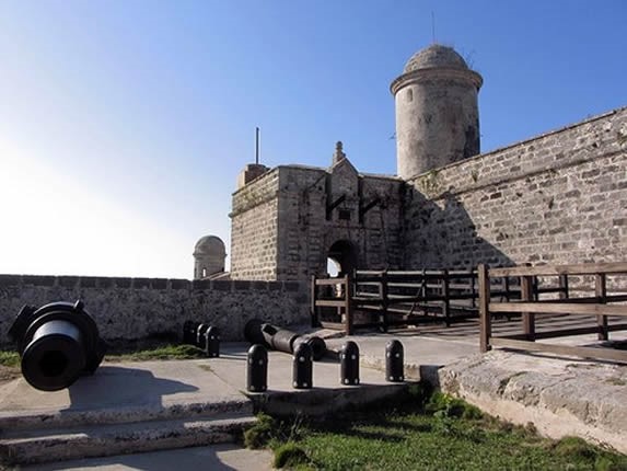 Cannons in the castle of Jagua