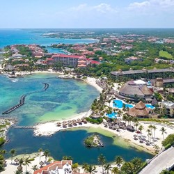 Aerial view of the Catalonia Riviera Maya hotel