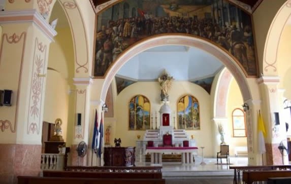 Interior of the cathedral, in Granma