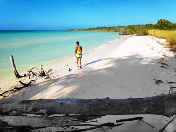 Vista de las playas del Cayo