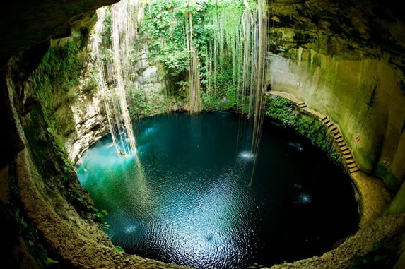 Cenote Sagrado, Chichen Itza - View from above