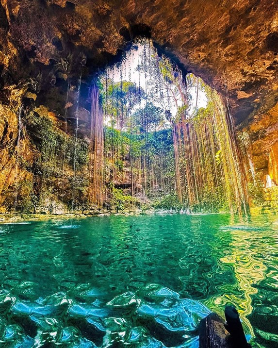 Cenote Ik Kil - View of Cenote