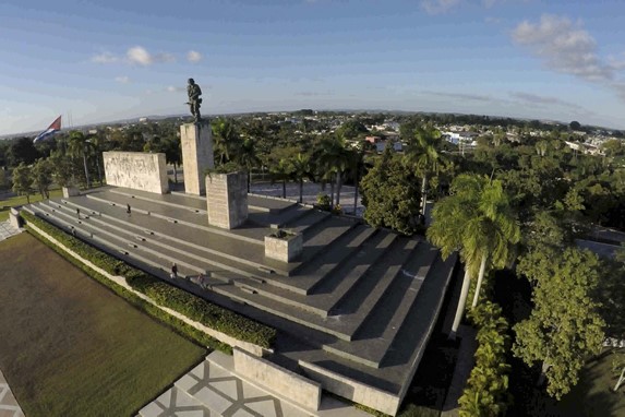 vista aérea del monumento a Ernesto Che Guevara