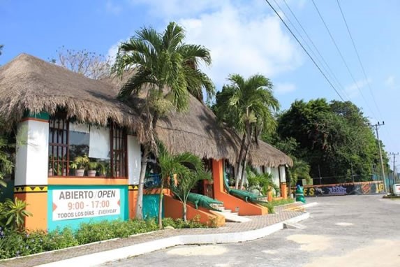 Entrance to the Crococun Zoo, Riviera Maya