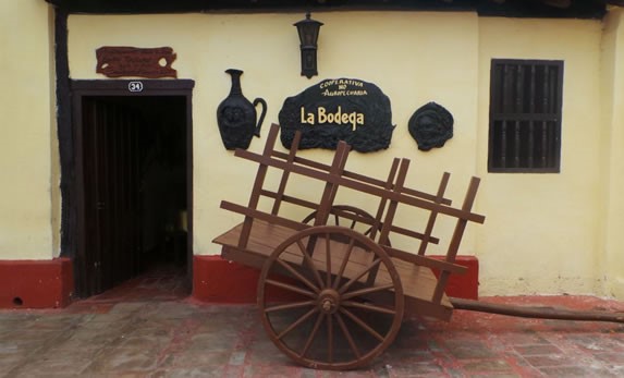 Facade of La Bodega restaurant