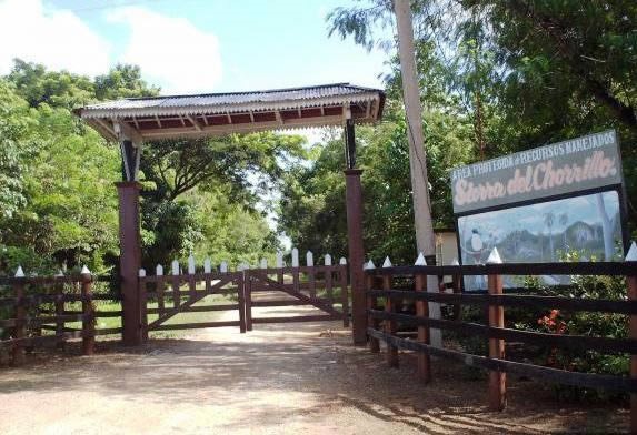 Entrance to the Sierra del Chorrillo