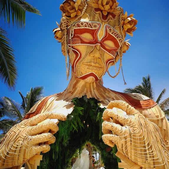Sculpture in Tulum