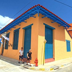 View of the facade of the Caballeriza hotel