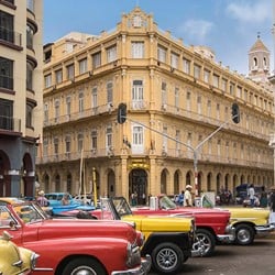 Facade of the Plaza hotel