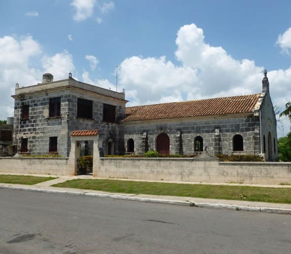 Facade of the Santa Elvira church