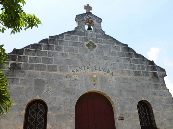 Facade of the Santa Elvira church