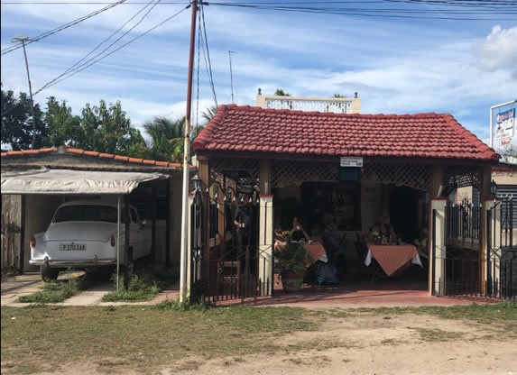 Facade of the restaurant Casa Yeni