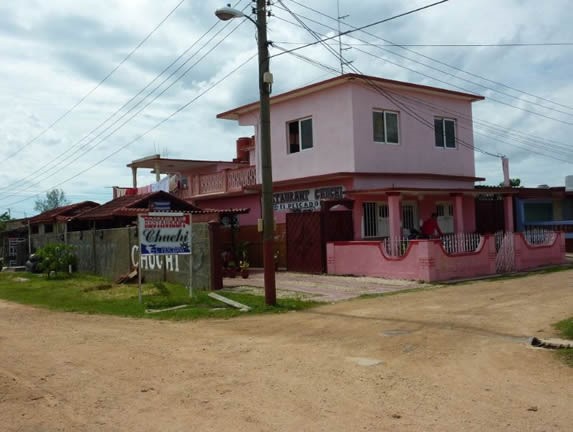 Facade of the restaurant Chuchi el pescador