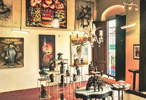 Exhibitions inside the gallery