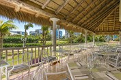 Outdoor cafe in the hotel