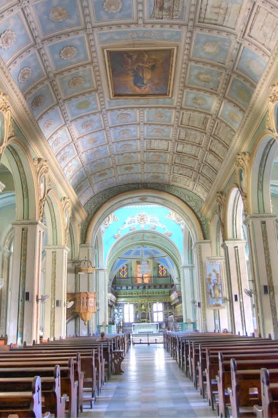 View of the interior of the cathedral