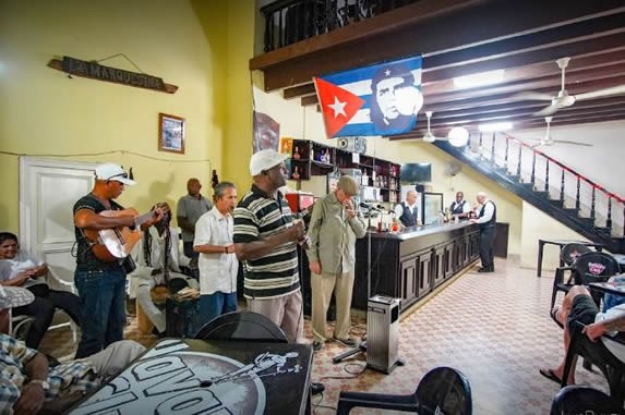 Interior of La Marquesina restaurant