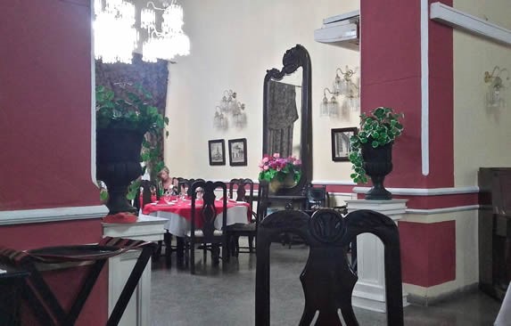 interior con mobiliario de madera y plantas