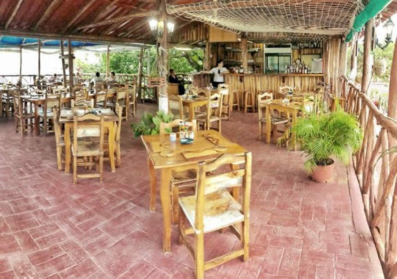 View of the interior of the restaurant