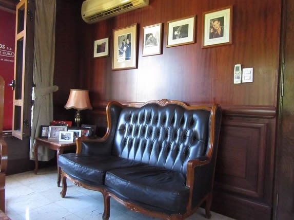 Wooden furniture in the interior of the house