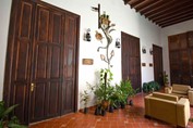 Lobby of the Meson de la Flota hotel