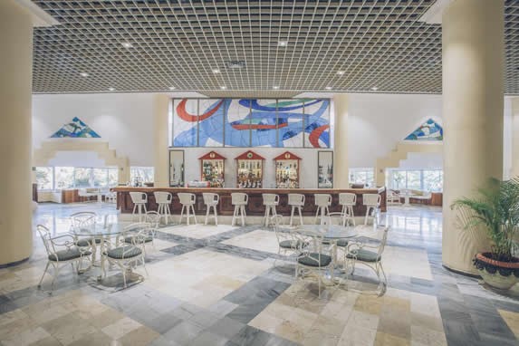 Lobby bar at the Iberostar Bella Costa hotel