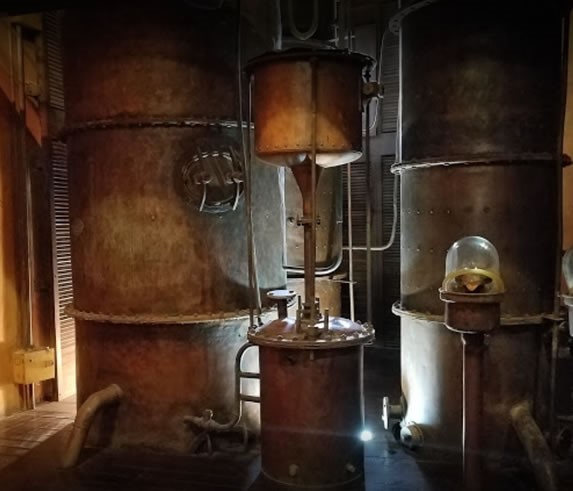 Machines used to make rum