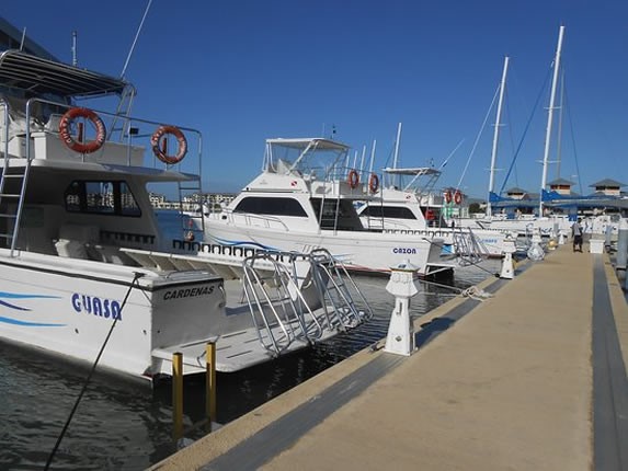Dock in the Varadero Marina