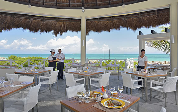Ranchon restaurant with sea views