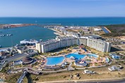 Aerial view of the Melia MArina hotel