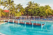 Dock in the pool of the Be live Turquesa hotel