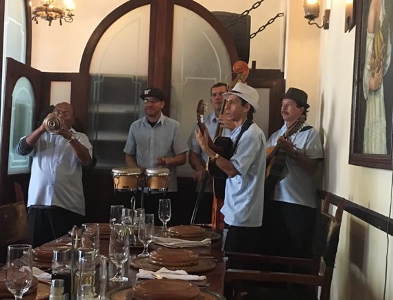 Música en vivo en el restaurante