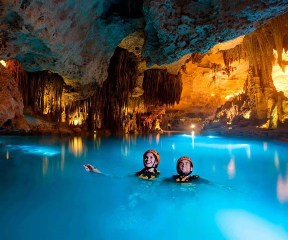 underground rivers in the park