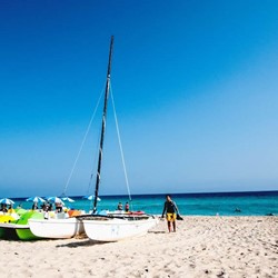 Nautical on the hotel beach