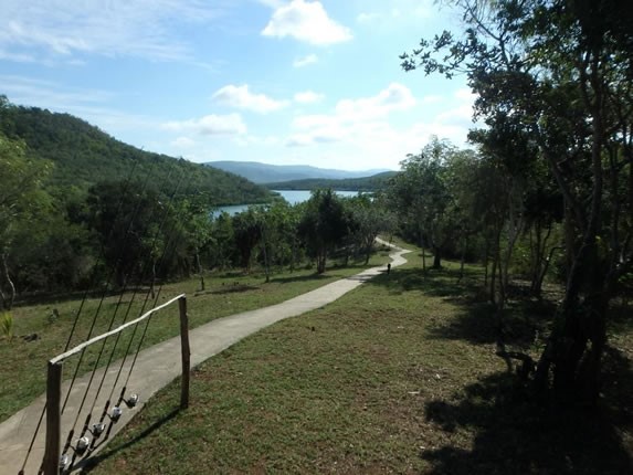 Paisaje del bioparque Rocazul, en Holguin