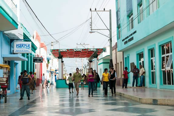 View of the bayamés promenade, in Granma