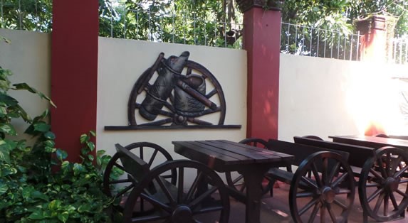 View of the interior of the restaurant
