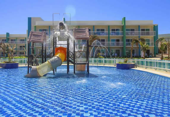 children's pool with small water park