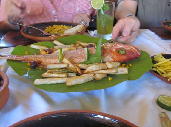 dish served from the restaurant