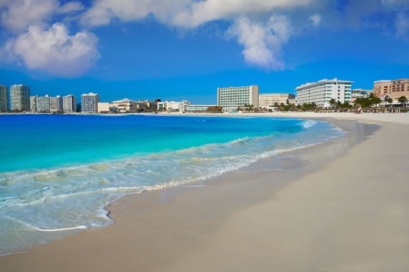 Playa Gaviota Azul, Cancun - Vista de playa