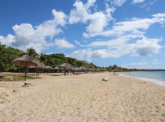 Vista de la playa Rancho Luna