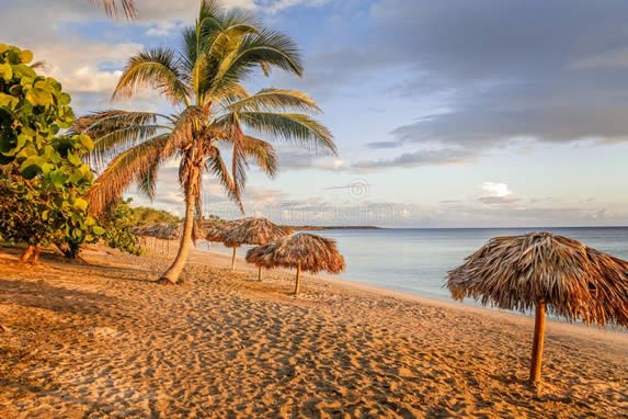 Sunset view from Rancho Luna beach