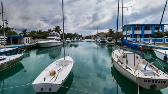 Punto náutico en la Marina Hemingway