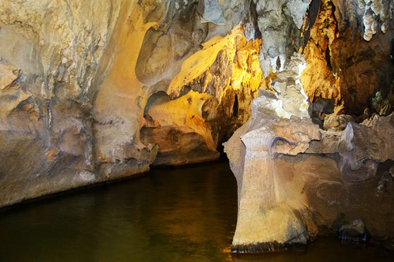 Vista del interior de la cueva