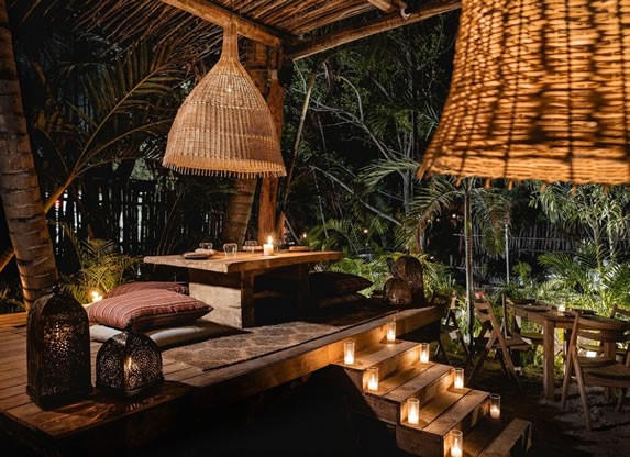 Cozy table in restaurant