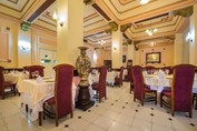 Elegant restaurant at the Plaza hotel