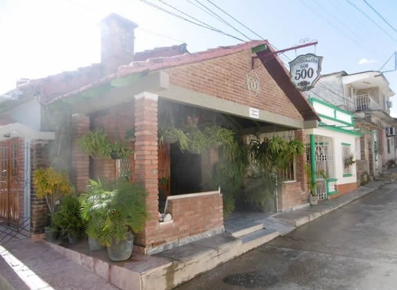 Fachada del restaurante los 500