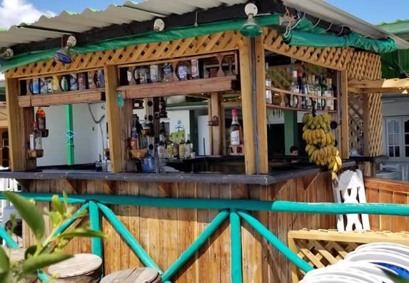 Bar del restaurante Sol y Caribe