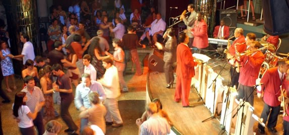 Sala de baile del bar 