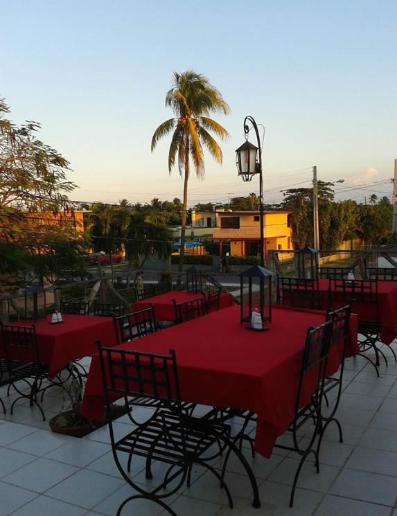 Restaurant terrace